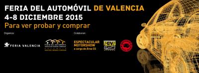 Feria del Autom�vil de Valencia del 4 al 8 de Diciembre del 2015