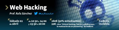 Curso/Taller Hacking Web - 2 Abril - TAES Formacion (Valencia)