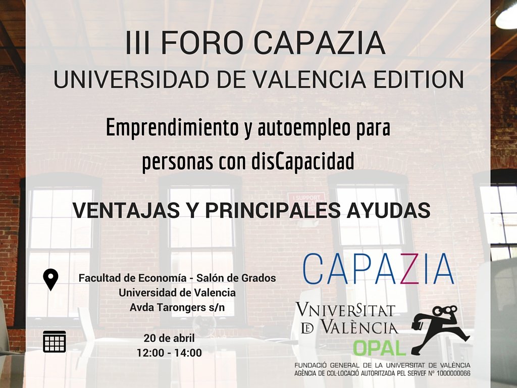 III Foro Capazia - UV Edition