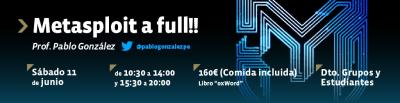 Metasploit a Full!! - Pablo González - Valencia - 11 de Junio de 2016