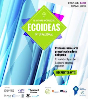 cartel Concurso internacional de Eco-Ideas