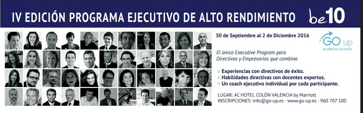 4� Edici�n Programa Ejecutivo de Alto Rendimiento "Be 10"