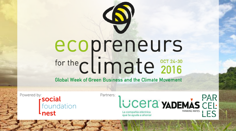 Ecopreneurs for the climate  #ECO4CLIM16