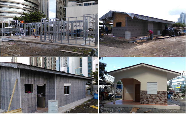 SFM: Experiencia de montaje de Vivienda Industrializada en Panamá City