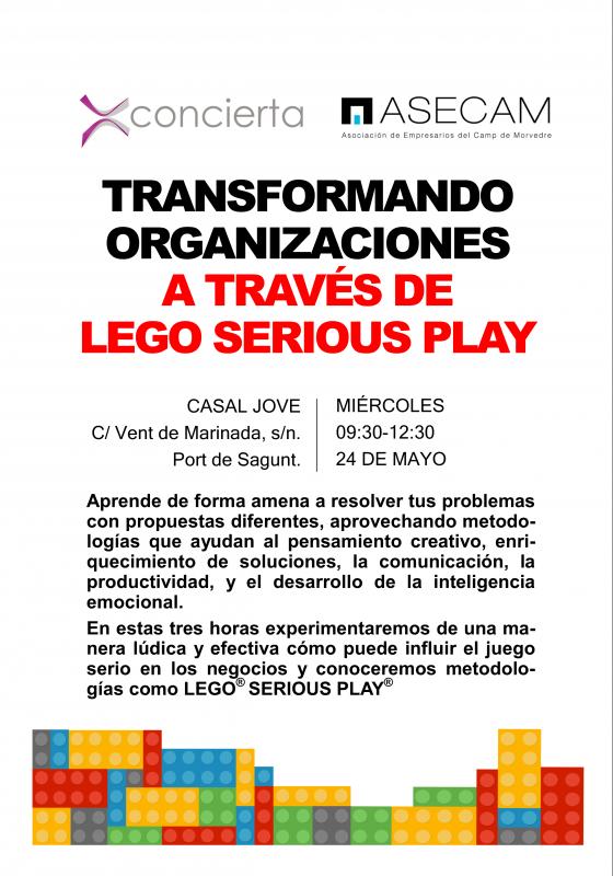 Cartel Jornada Gratuita Interactiva de Lego Serious Play
