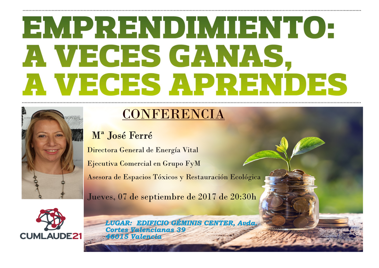 EMPRENDIMIENTO: A veces ganas, a veces aprendes