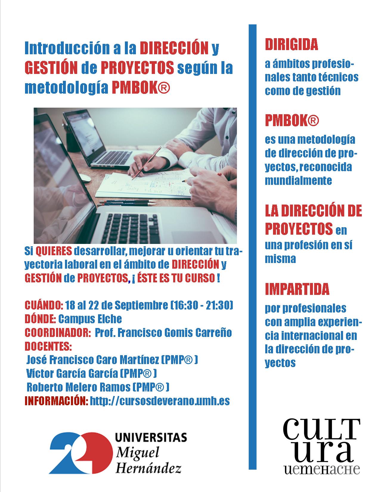 Introducci�n a la Direcci�n y Gesti�n de Proyectos