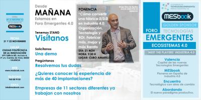 MESbook participar� activamente el I Congreso de Tecnolog�as Emergentes para Ecosistemas 4