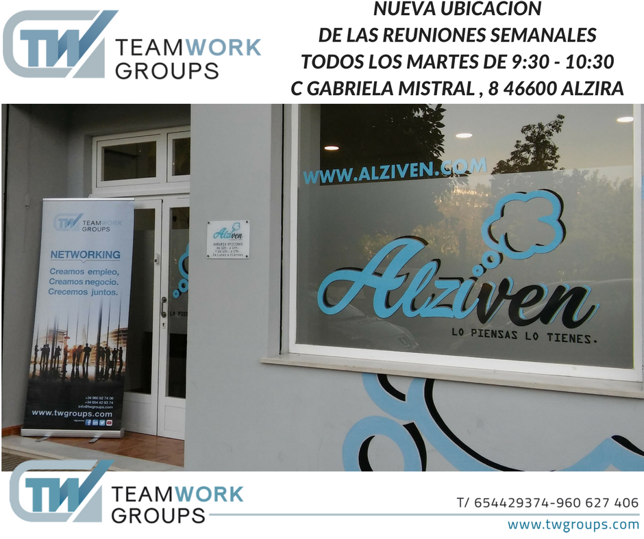 Reuni�n de Networking - Grupo de trabajo TWG Alzira - NUEVA UBICACI�N