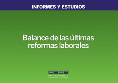 Balance de las últimas reformas laborables