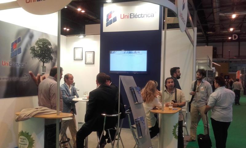 Estand de Uniel�ctrica en una pasada edici�n de Genera