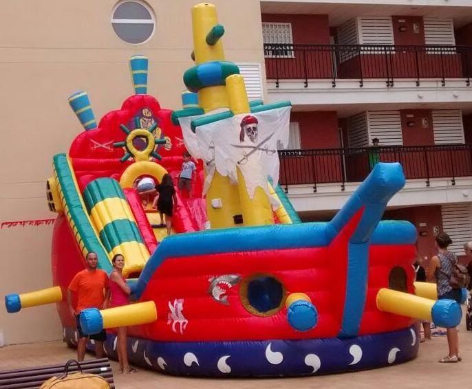 castillo hinchable pirata super grande