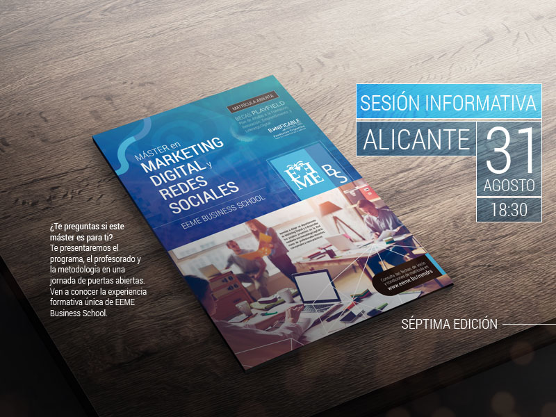 Sesión informativa - Máster en Marketing Digital Alicante