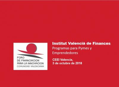 Programas para Pymes y Emprendedores. IVF