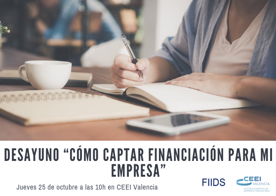 Desayuno “Cómo captar financiación para mi empresa”