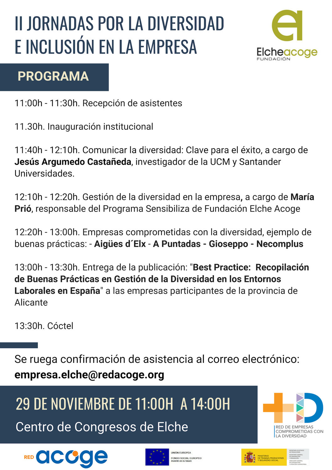 PROGRAMACION II JORNADAS D&I