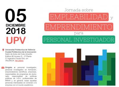 Jornada sobre Empleabilidad y Emprendimiento para personal investigador
