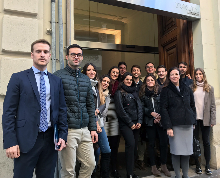 Alumnos del M�ster Universitario en Asesor�a Jur�dica de Empresas visitan la firma Broseta