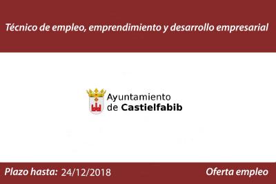 El ayuntamiento de Castielfabid abre plazo de selecci�n para un t�cnico de emprendimiento