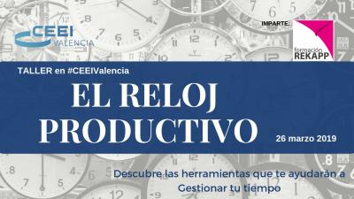Curso "El Reloj Productivo. Técnicas para Exprimir tu Tiempo"
