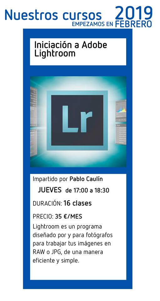 Curs d’iniciació Adobe Lightroom