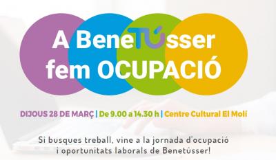 Jornada de ocupaci�n y oportunidades laborales de Benet�sser!