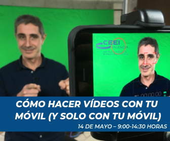 Curso “Cómo hacer vídeos con tu móvil (y solo con tu móvil)”