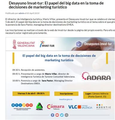 Invattur: El papel del big data en la toma de decisiones de marketing turstico