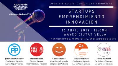 Startups Debate Electoral Valencia