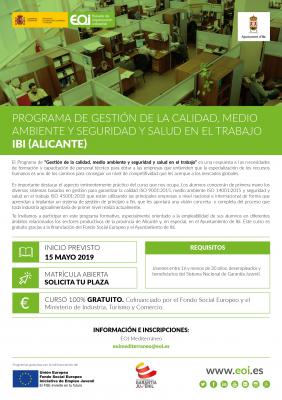 Programa de Gestin de la Calidad, Medio Ambiente y Seguridad y salud en el trabajo