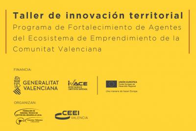 Taller Innovacin territorial, 8 de noviembre en Gandia