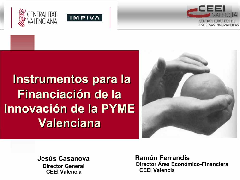 Carátula "Instrumentos financiación" ponencia