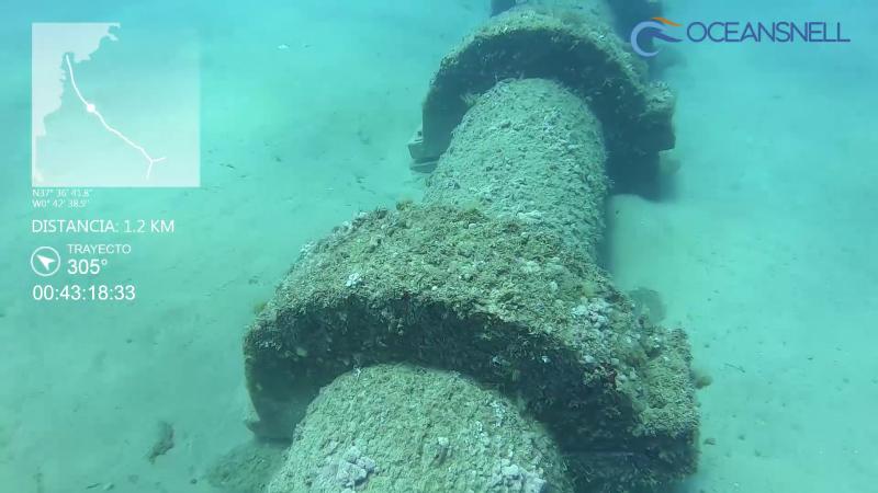 Inspecci�n emisario submarino - OCEANSNELL