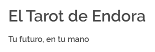 El Tarot de Endora