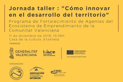 Jornada taller: "Como innovar en el desarrollo del territorio"