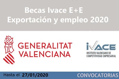 Becas Ivace E+E - Exportacin y empleo 2020