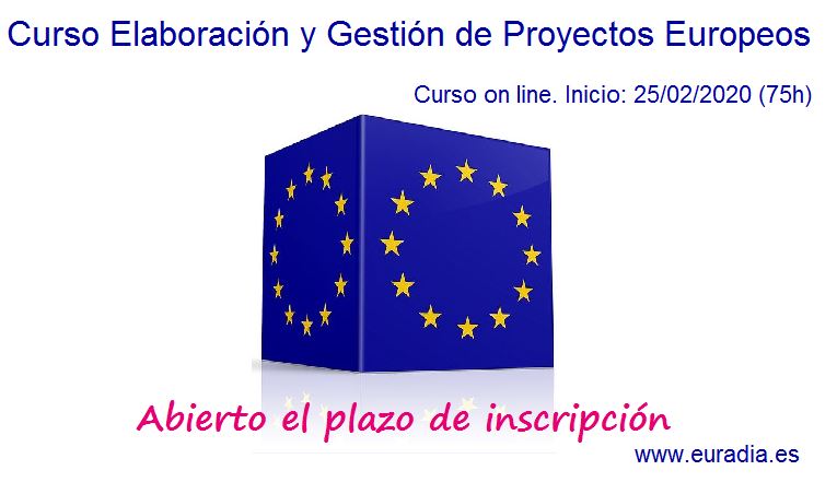 Curso Elaboración y Gestión de Proyectos Europeos