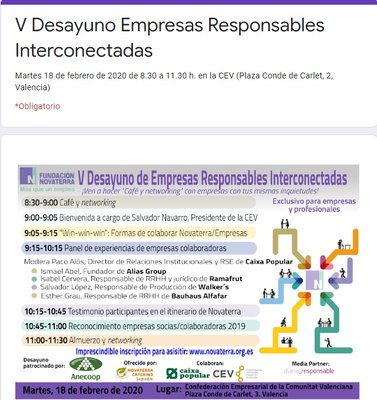 V Desayuno de empresas