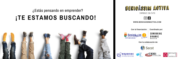 Programa de acompa�amiento a proyectos emprendedores #BenicassimActiva2020