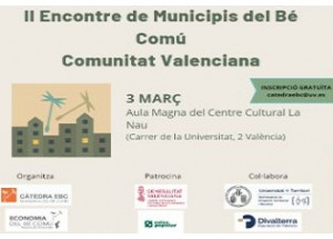 II Encuentro de Municipios del Bien Comn de la Comunidad Valenciana