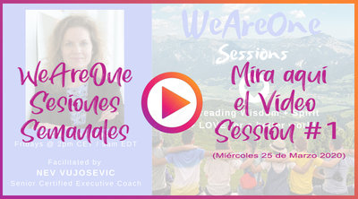 YA PUEDES VER AQUÍ LA GRABACIÓN #1: ❤️WeAreOne ~ Sesiones Semanales❤️