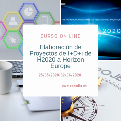 Curso on line Elaboración de Proyectos de I+D+i de H2020 a Horizon Europe