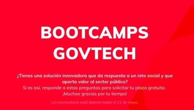Programa de aceleracin Bootcamp Govtech