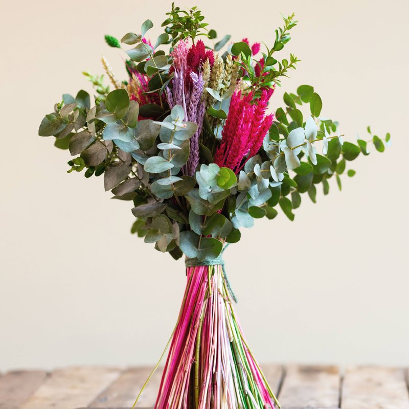 Taller ramos de flor preservada