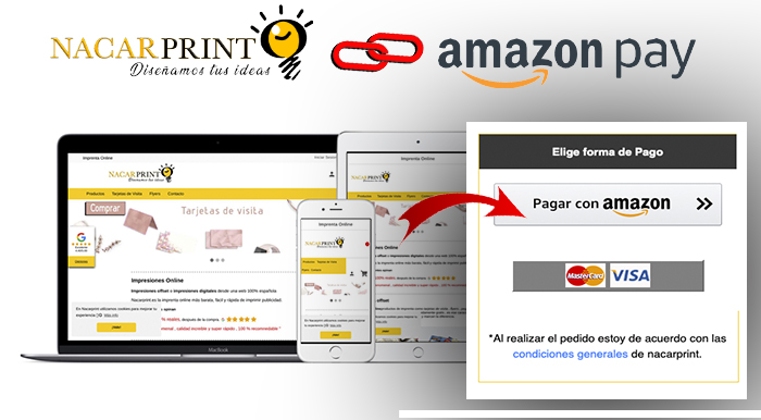 nacarprint y amazon pay