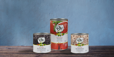 Pizza con champi�ones y aceitunas de OhProducts