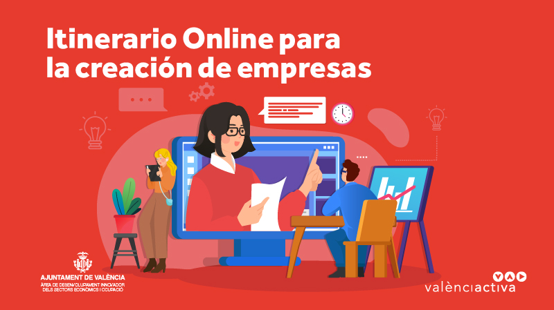 Cartel Itinerario on line para la Creaci�n de Empresas[;;;][;;;]