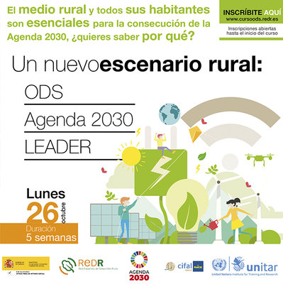 REDR lanza el curso Un nuevo escenario rural: ODS, Agenda 2030 y LEADER