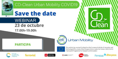 El proyecto CD-Clean Urban Mobility llega a la EU Green Week este viernes 23 de octubre