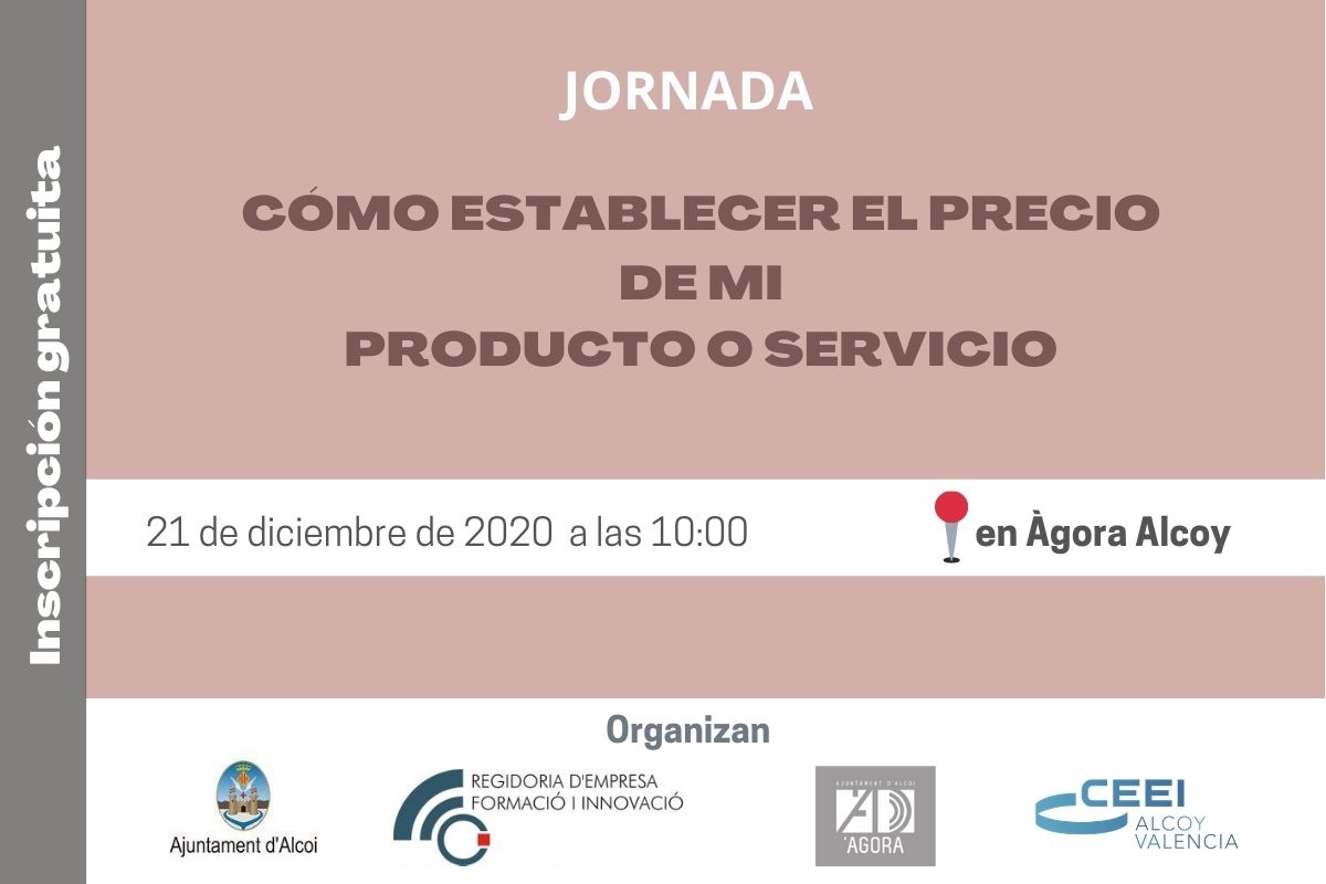 Jornada Cmo establecer el precio de mi producto o servicio